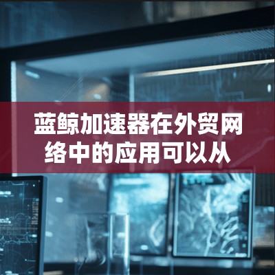 蓝鲸加速器在外贸网络中的应用可以从以下几个方面进行详细阐述
