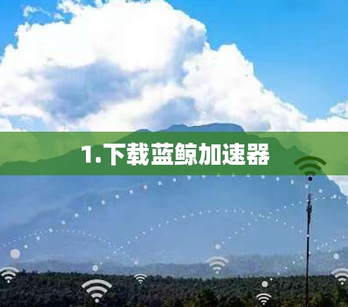 1.下载蓝鲸加速器